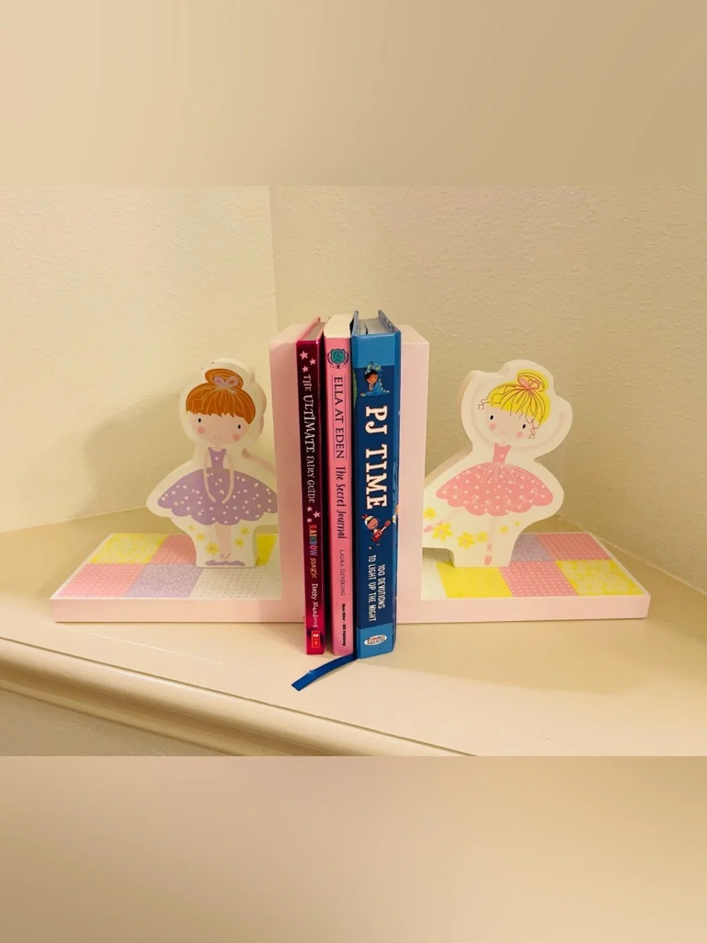 Creative Concept for kids Pink Ballerina Wooden Bookends - Charming  Room Accent - Picture 5 of 8